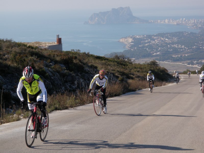 Cumbre del sol vista de Calpe